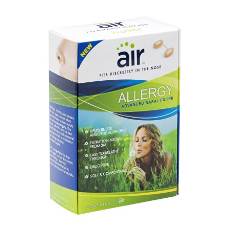 Air Allergy Advanced 3m Nasal Filter, 12 Count