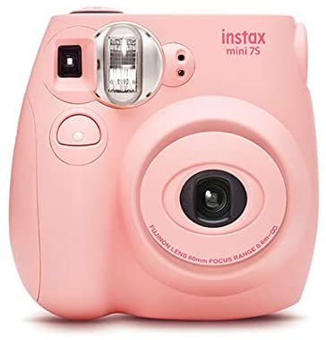 Fujifilm Instax Mini 7S Instant Camera (Light Pink) (Renewed)