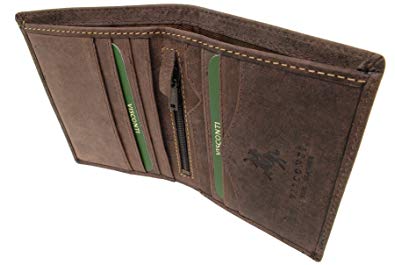 Visconti Wallet- Hunter Leather- Slim Fit/High Quality/Hardwearing / RFID Available/Gift Boxed - 705 Arrow