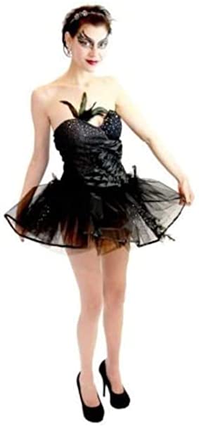 Black Swan Ballet Leotard and Tutu Ballerina Costume