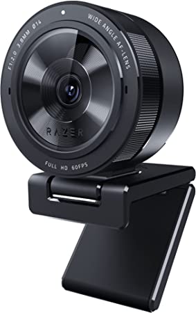 Razer Kiyo Pro Streaming Webcam: Uncompressed 1080p 60FPS - High-Performance Adaptive Light Sensor - HDR-Enabled - Wide-Angle Lens with Adjustable FOV - Lightning-Fast USB 3.0