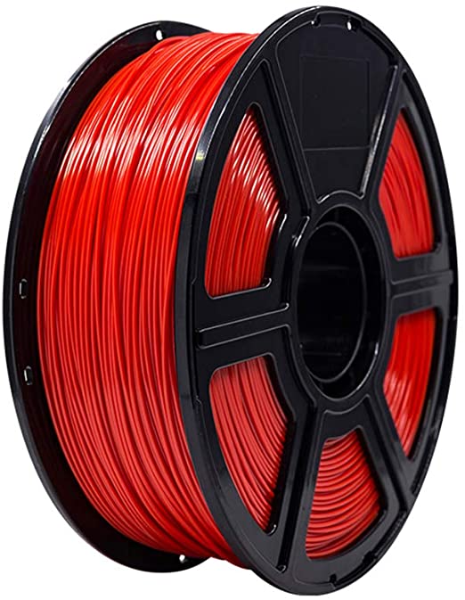 Flashforge ABS Pro Filament 1.75mm, 3D Printer Filaments 1kg Spool-Dimensional Accuracy  /- 0.02mm, Environmental Friendliness, no Smoke and no Odor(ABS Pro, Red)