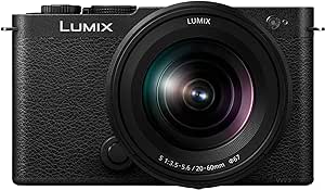 LUMIX S9 Full-Frame Camera, Mirrorless L-Mount, Outstanding Descriptive Performance and Functionality, Compact, Lightweight Body, Easy Sharing of Photos &Videos, LUMIX Lab App - DC-S9KK (Black)