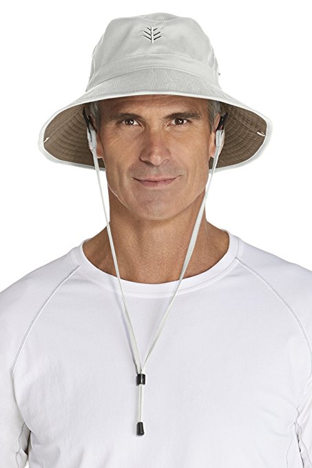 Coolibar UPF 50  Men's Featherweight Bucket Hat - Sun Protective