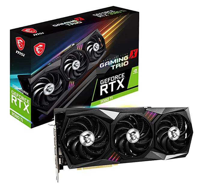 MSI GeForce RTX 3080 Ti Gaming X Trio 12G 12GB GDDR6X 384-bit Gaming Graphic Card