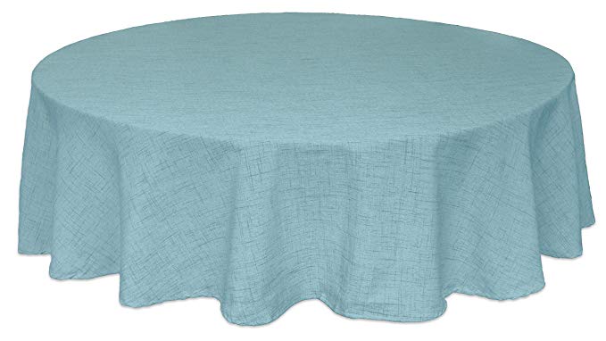 Bardwil Linens 60"x84" Oblong Tablecloth, Turquoise