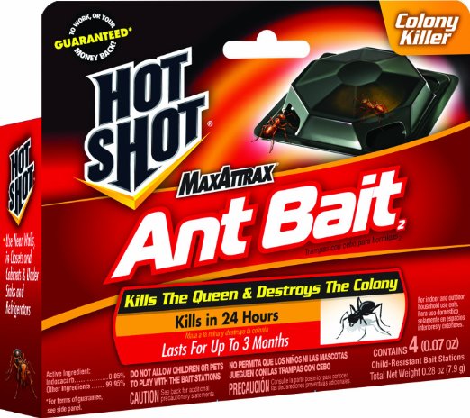 Hot Shot 2040W MaxAttrax Ant Bait, 4 Count, Case Pack of 1