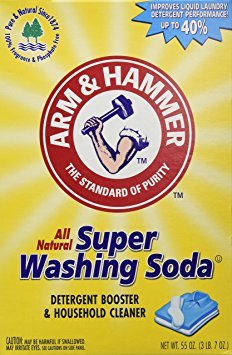 Arm & Hammer Super Washing Soda, 55 oz (Pack of 2)