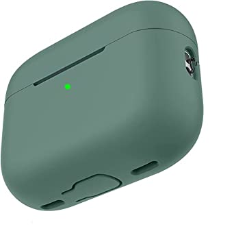 Miracase Upgrade Cover for Airpods Pro 2 2022 Launch Case, Triple Layer Protective Liquid Silicone Case for AirPods Pro 2nd Gen (Green)