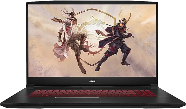 MSI 2023 GF76 Katana 17.3" FHD IPS 144Hz Gaming Laptop Intel 14-Core i7-12700H NVIDIA GeForce RTX 3060 6GB GDDR6 32GB DDR4 1TB NVMe SSD HDMI USB-C WiFi AX RJ-45 Backlit Windows 11 Pro w/RE USB