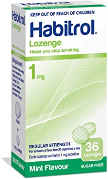 Habitrol Nicotine Lozenge Mint Flavor 36 Lozenges (1mg)