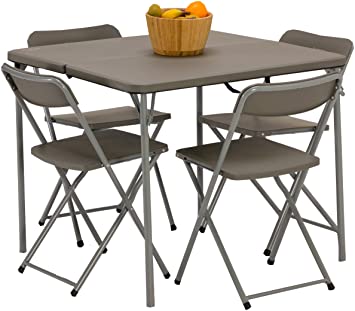 Vango Woodland Table and Chair Set - Grey