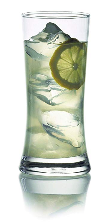 Ocean Tango Tom Collins Glass Set, Set of 6, 425ml, Transparent