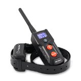Petrainer PET916-1 Rechargeable and Waterproof 330 Yards Remote Dog Training Shock E-collar with Safe Beep Vibration and Shock Electronic Electric Collar for Medium or Large Dogs Trainer