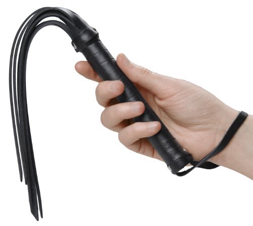 HB Leather Rubber Strands Hand Whip by HB Leather