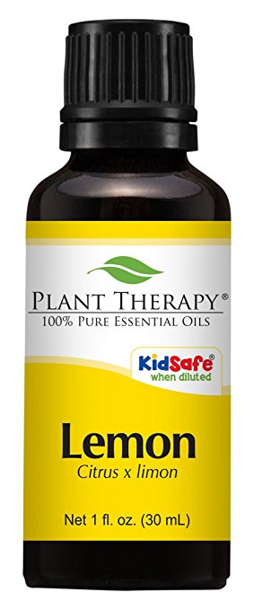 Plant Therapy Lemon Steam Distilled Essential Oil. 100% Pure, Undiluted, Therapeutic Grade. 30 ml (1 oz).