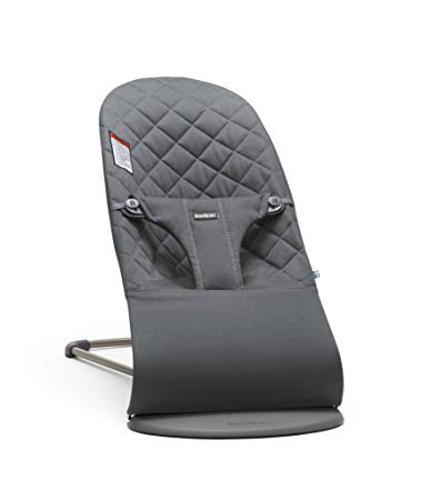 BABYBJÖRN Bouncer Bliss, Quilted Cotton, Anthracite