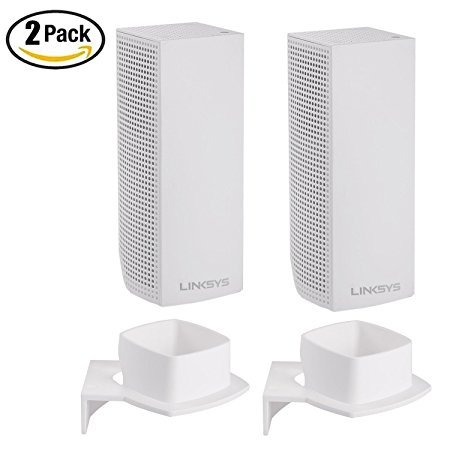 For Linksys Wall Mount Bracket by Koroao, Wall Mount Ceiling Stand Holder for Linksys Velop Tri-band Whole Home WiFi Mesh System