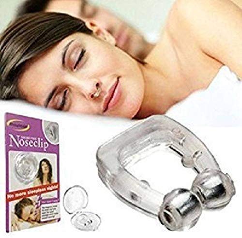 HappenWell Snore Free Nose Clip | Unisex Stop Snoring Anti Snore Free Sleep Silicone Magnetic Nose Clip | Nose Clip | Anti Snoring device Set Of 1