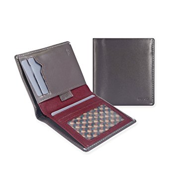 Ikepod Slim Carry Wallet (7 Colours) [ Italy Made//Top Leather] [RFID Blocking and Slim Stitching!]