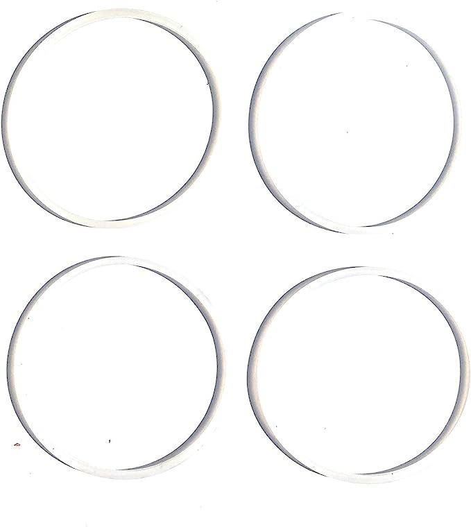 Fab International 4 Pack Replacement Gasket Compatible with Cooks 5-in-1 Power Blender Gaskets 3 Inch diameter (AFTER MARKET PART)