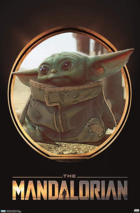 Trends International Star Wars: The Mandalorian - The Child (Baby Yoda) Wall Poster, 22.375" x 34", Premium Unframed