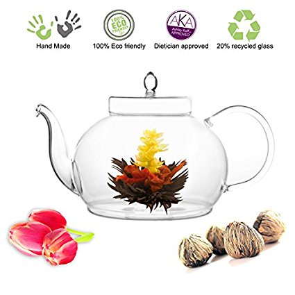 Tea Beyond Tea Set Teapot Polo 45 Oz/1330 Ml and English Breakfast Flowering ...