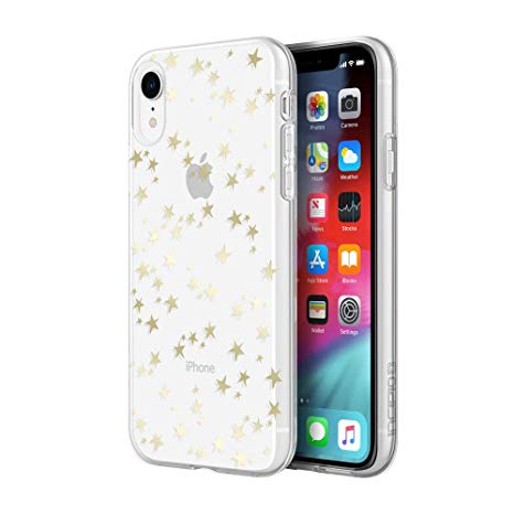 Incipio IPH-1756-STA Design Series Protective Case iPhone XR (6.1") Stylish Prints Clear Cover Design - Stars