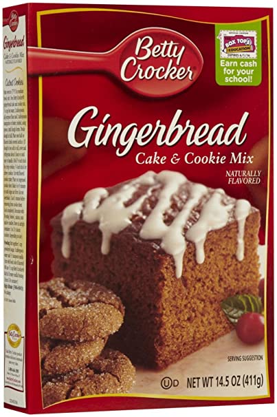 Betty Crocker Gingerbread Cake & Cookie Mix, 14.5 oz