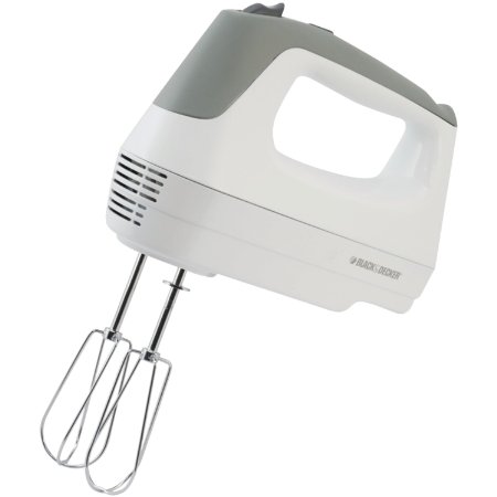 Black & Decker MX1500W Lightweight Hand Mixer, White