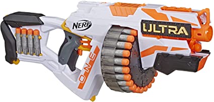 Nerf Ultra One Motorised Blaster, 25 Nerf Ultra Darts, Furthest Flying Nerf Darts Ever, Compatible Only with Nerf Ultra One Darts