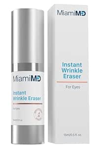 Instant Wrinkle Eraser (15ml) Face Serums for Anti Aging for All Skin Types - Anti Wrinkle Serum for Face & Neck - Face Cream for Fine Lines, Wrinkles, and Crow’s Feet - Fragrance Free