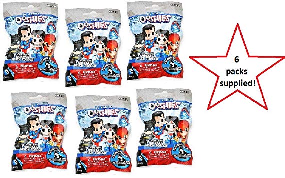 Ooshies DC Comics Series 1 Action Figure Blind Bag (6 packs supplied) by Ooshies