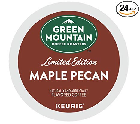 Green Mountain Coffee Roasters Maple Pecan flavor single serve capsules for Keurig K-Cup pod brewers (24 Count)