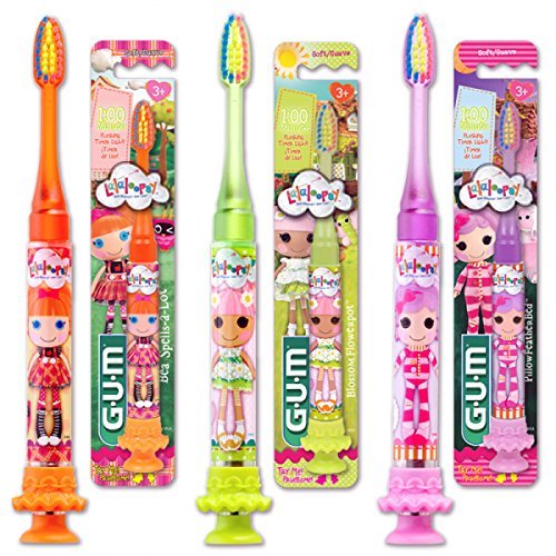 Lalaloopsy- Timer Light Toothbrush - Soft (3 Pack)