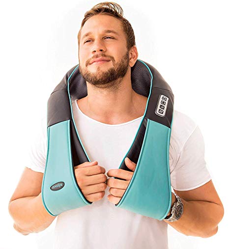 Handheld Deep Tissue Back Massager Electric Percussion Massager for Neck, Shoulder, Back, Leg & Foot Muscle Circulation Pain Relief - Full Body Massage Wand - Portable for Home & Office Gift