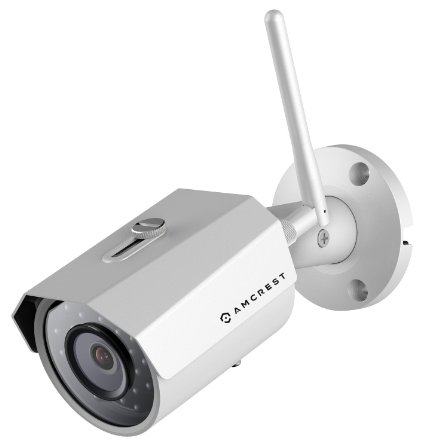 Amcrest ProHD Outdoor 3MP WiFi Wireless IP Security Bullet Camera - IP67 Weatherproof, 3MP, IP3M-943W (White)