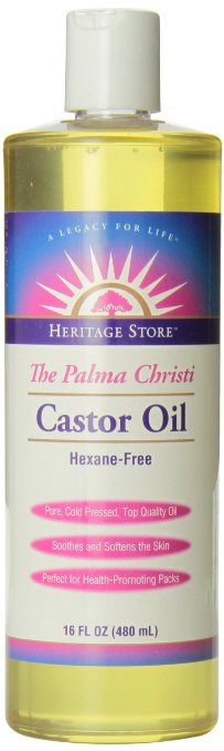 Heritage Store Castor Oil, 16 Ounce