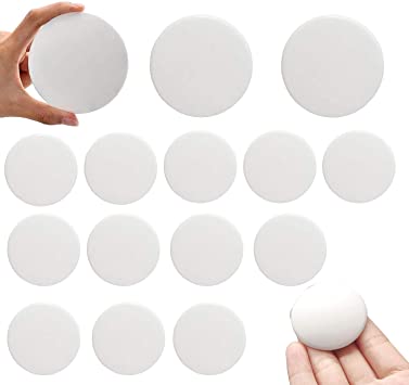 GCOA 15PCS Door Stopper Wall Protector,Silicone Wall Protector, Door Knob Guard, Wall Protectors with Self Adhesive 3M Sticker for Protecting Wall(12pcs1.57'' 3pcs3.15'' )