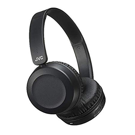 JVC Wireless Bluetooth Foldable Deep Bass On Ear Lightweight HA-S31BT Headphones, Black