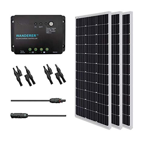 Renogy panel Monocrystalline Solar Bundle Kit, 300 Watt