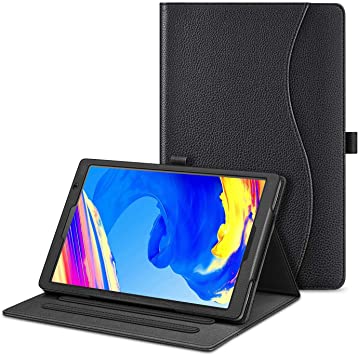 Fintie Case for Vankyo MatrixPad S20 10 inch Tablet - [Hands Free] Multiple Angle Viewing Folio Smart Stand Protective Cover with Pocket, Pencil Holder for 10" MatrixPad S20 (Black)