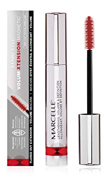 Marcelle Volum'Xtension Magnetic Mascara, Black, Hypoallergenic and Fragrance-Free, 8.5 mL