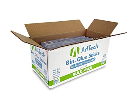 AdTech Hot Glue Sticks, 8 inch, Clear