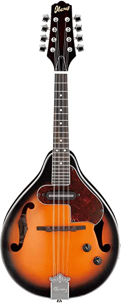 Ibanez M510EBS A-Style Mandolin, Brown Sunburst High Gloss