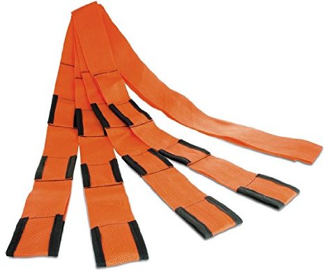 WickedGear Heavy Duty Forearm Orange Moving Straps for Leverage and Weight Distribution