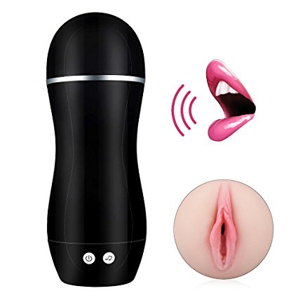 Allovers 3D Realistic Poc-ket Pu-ssy Male Va-gina Mastur-bator Stroker for Men Man Toy Cup Virtual Skin Material (Black)