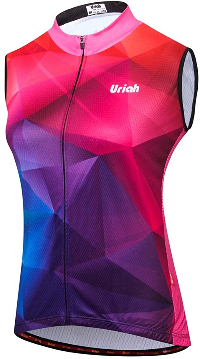 Uriah Women's Cycling Vest Reflective with Rear Zippered Bag