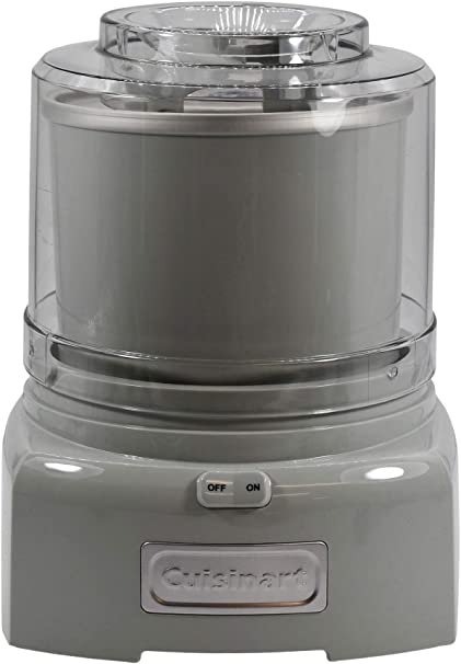 Cuisinart ICE-21CGR 1.5 Quart Frozen Yogurt, Ice Cream and Sorbet Maker, Light Grey