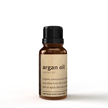 Rouh Essentials 100% Pure & Organic 15 ML Moroccan Argan Oil - Best for Skin Care, Carrier Oil and Hair Nourishment (15 ML)